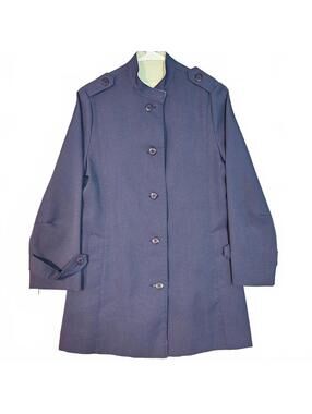 Vintage Item House Tacoma Women’s Jacket Coat Size 7/8 Navy Military Pea Style